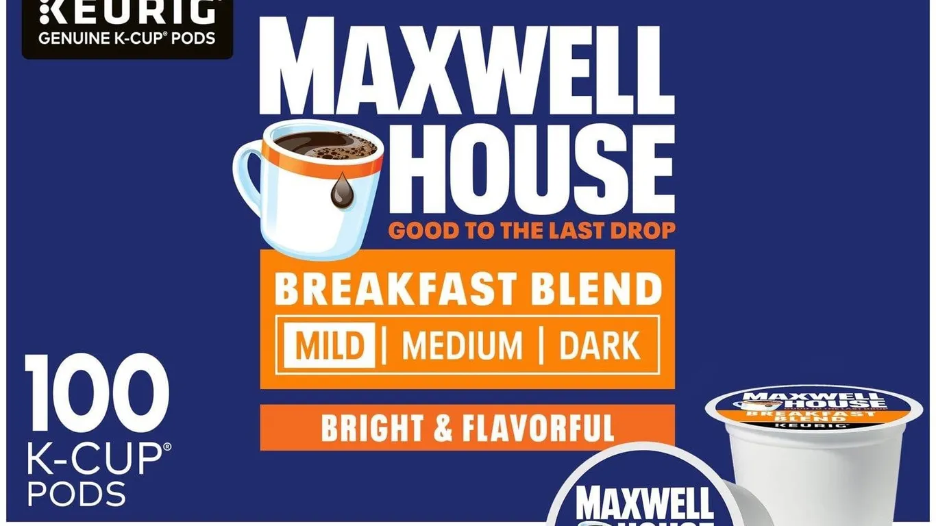 Maxwell House Breakfast Blend K-Cup Pods 100ct