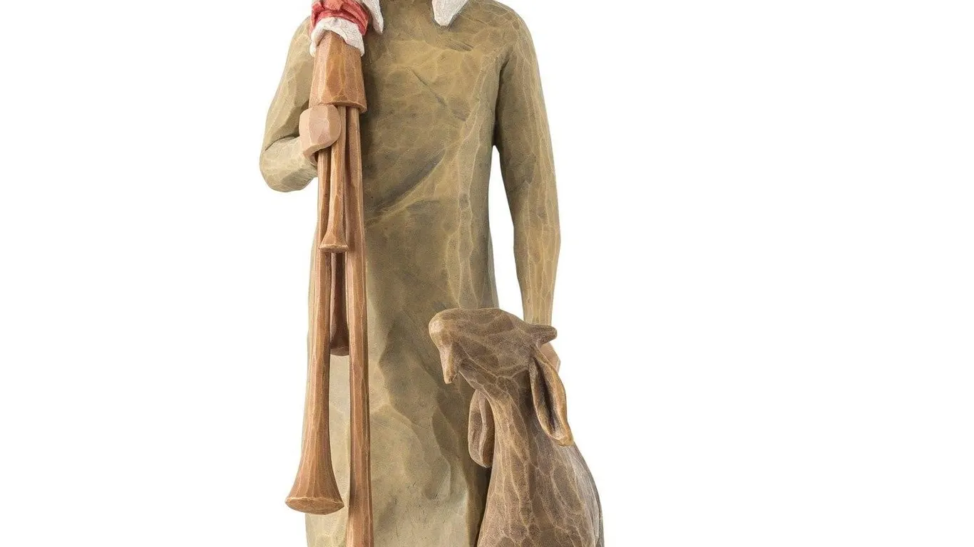 Willow Tree Zampognaro Shepherd Nativity Figure