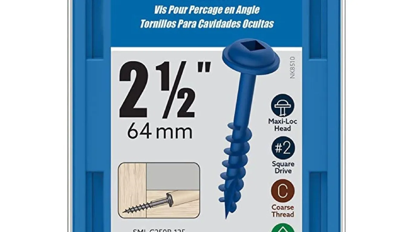 Kreg SML-C250B-125 Pocket-Hole Screws 2-12 125ct
