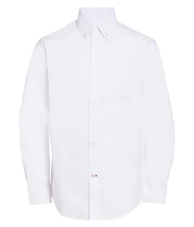 Tommy Hilfiger Pinpoint Oxford Shirt Big Kids 8