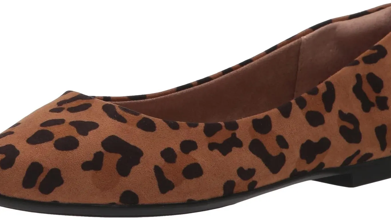 Amazon Essentials Pointed-Toe Ballet Flats 10 Wide