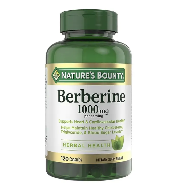 Natures Bounty Berberine 1000mg 120ct Supplement