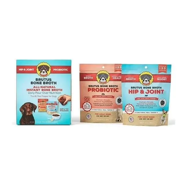 Brutus Hip and Joint Probiotic Dog Meal Topper
