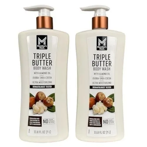 Triple Butter Body Wash 67.6 fl oz 2pk