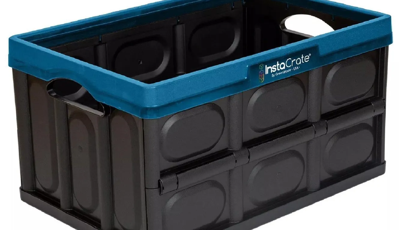 GreenMade 12 Gallon Collapsible Tote Blue