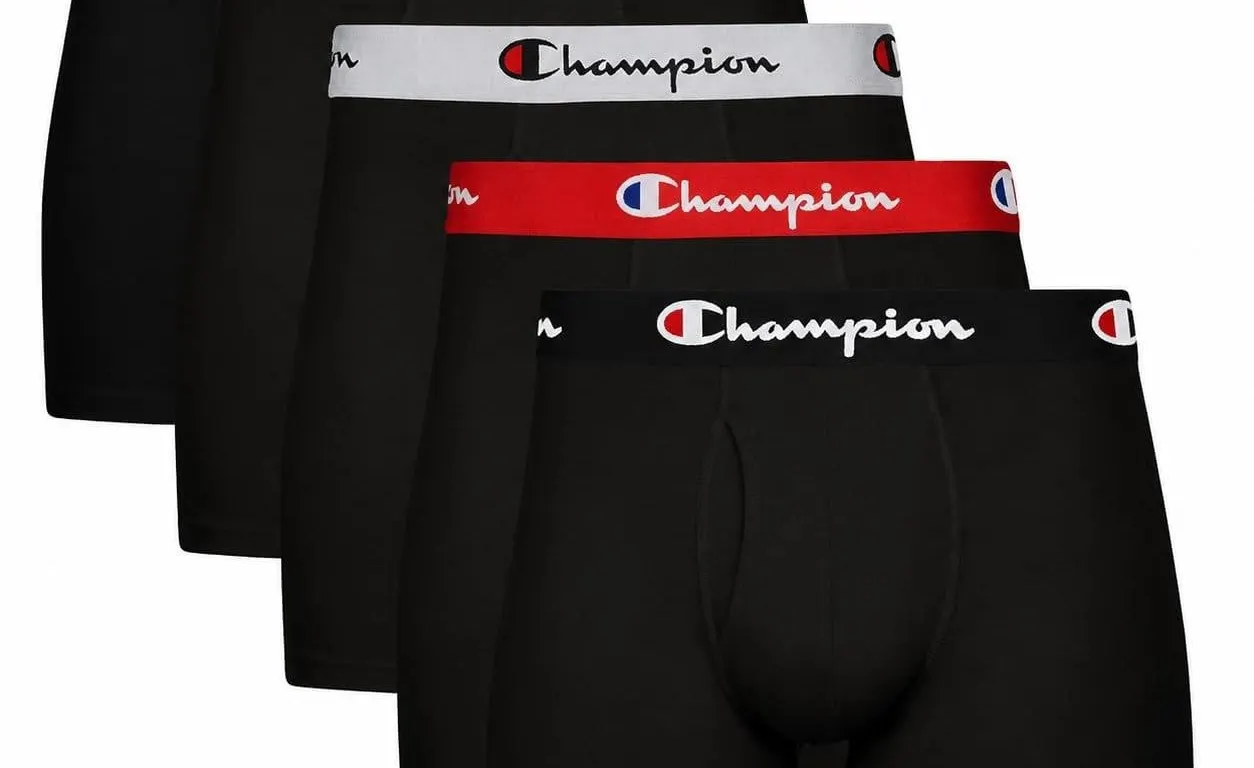 Champion Boxer Briefs Cotton Stretch Small 5pk