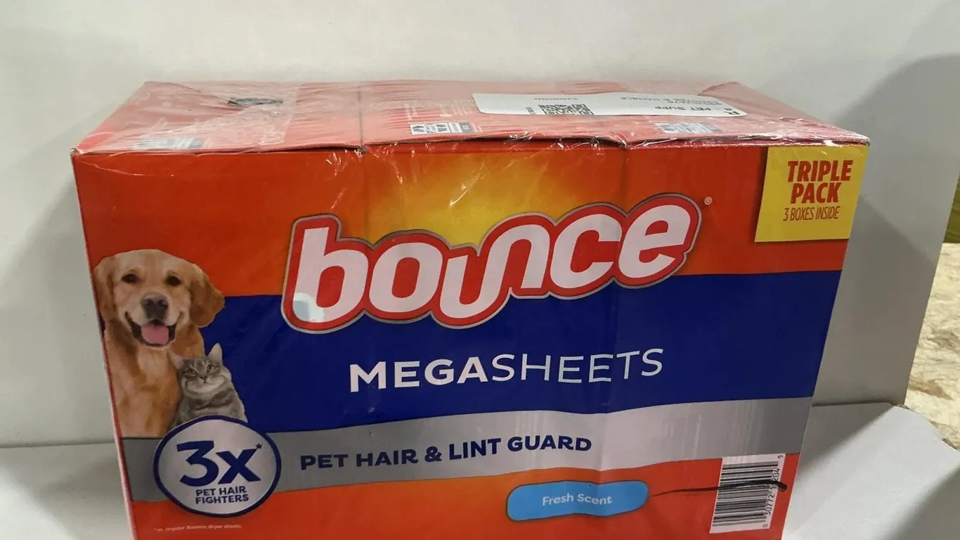 Bounce Pet Hair Lint Guard Dryer Sheets 210ct