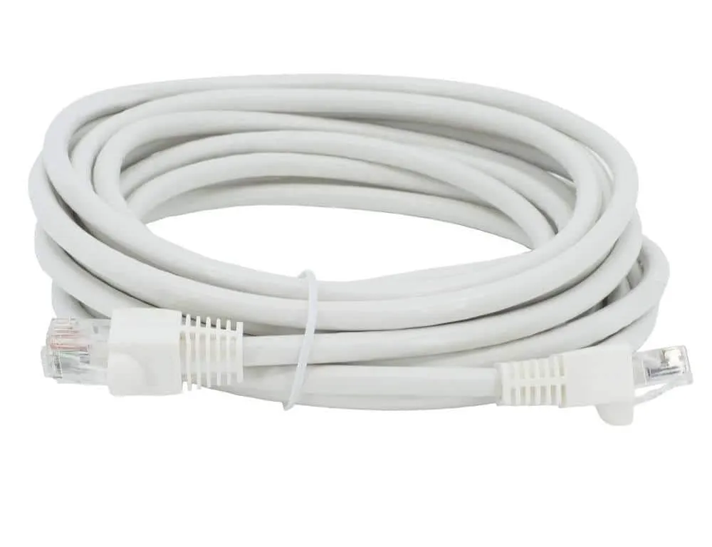 Commercial Electric 5615-WH-VN 15 Ft Cat 6A Cable