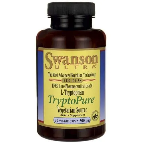 Swanson L-Tryptophan 500mg 90 Vegan Capsules