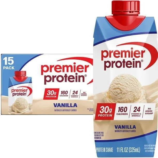 Premier Protein Vanilla High Protein Shake 15pk