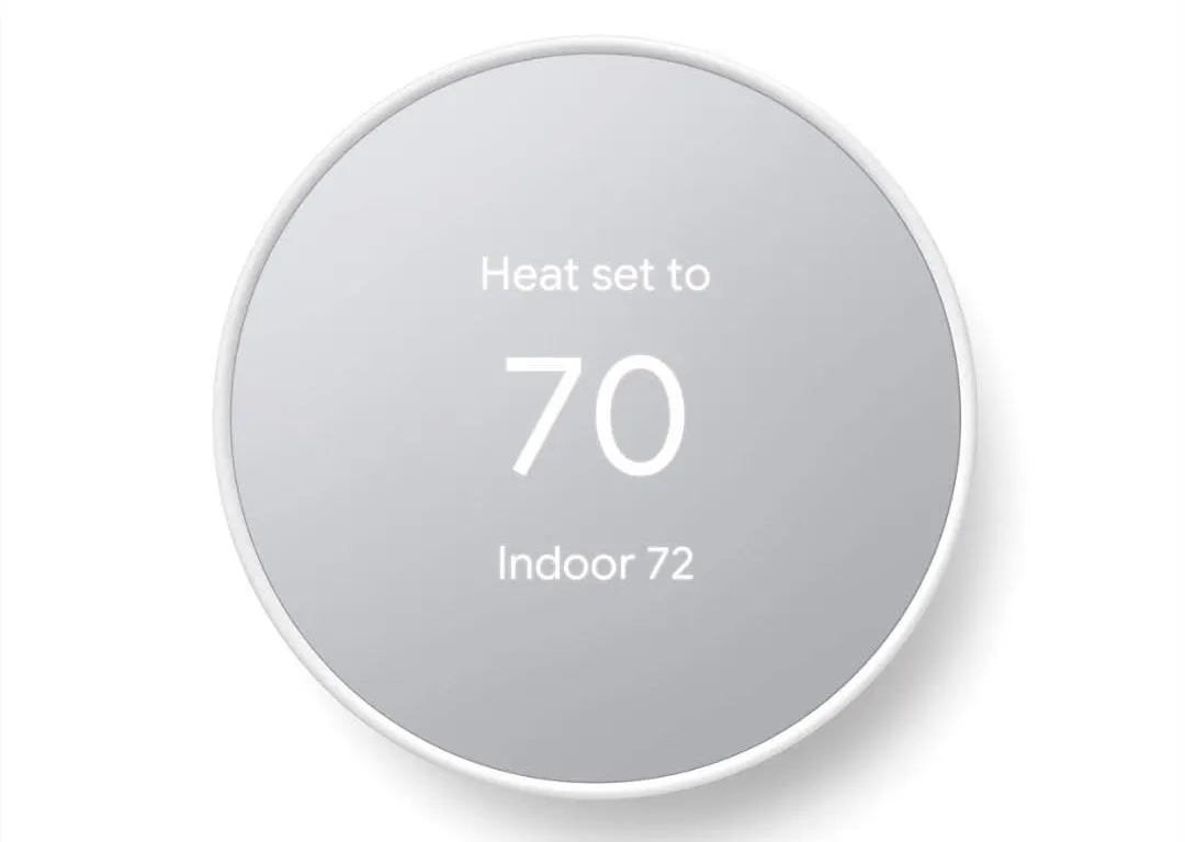 Google Nest Smart Thermostat Snow