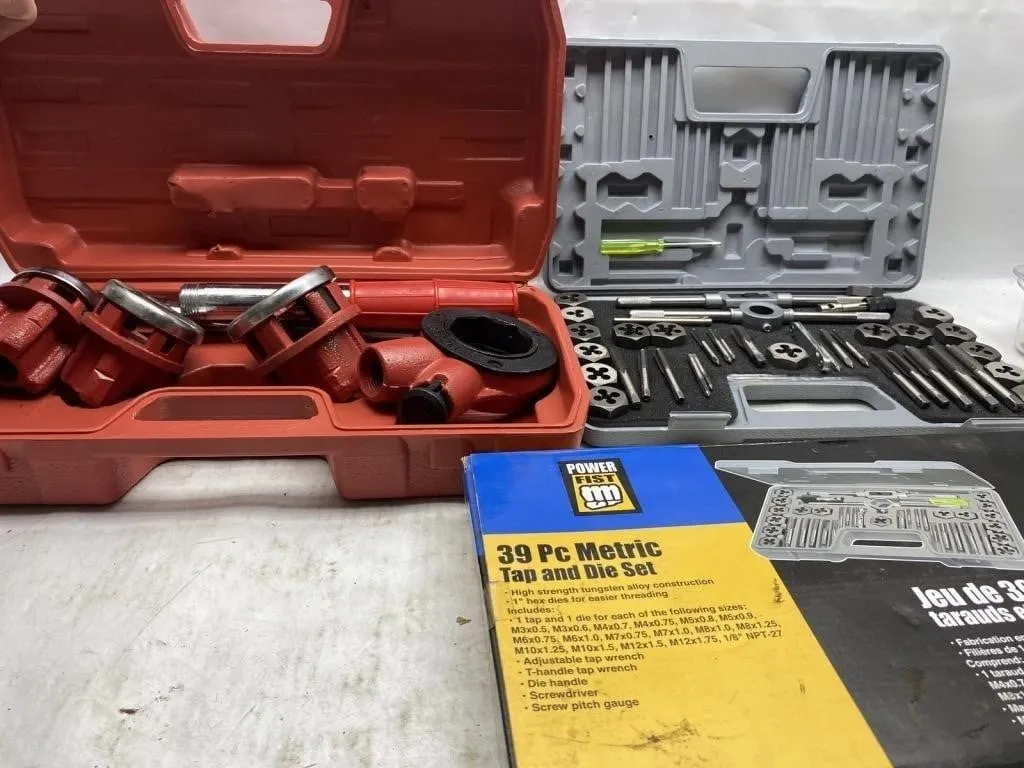 Pipe Threading Set & Metric Tap and Die Sets