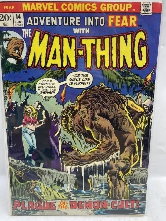 Marvel Adventure Into Fear #14 Man-Thing Comic