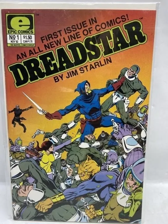Epic Comics Dreadstar #1 (Nov 1982) by Jim Starlin
