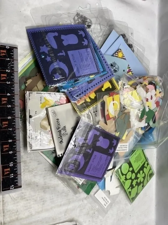 Scrapbooking Die Cuts & Stickers Lot