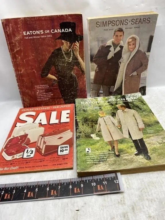 Vintage Eaton's & Simpsons-Sears Catalogs (4)