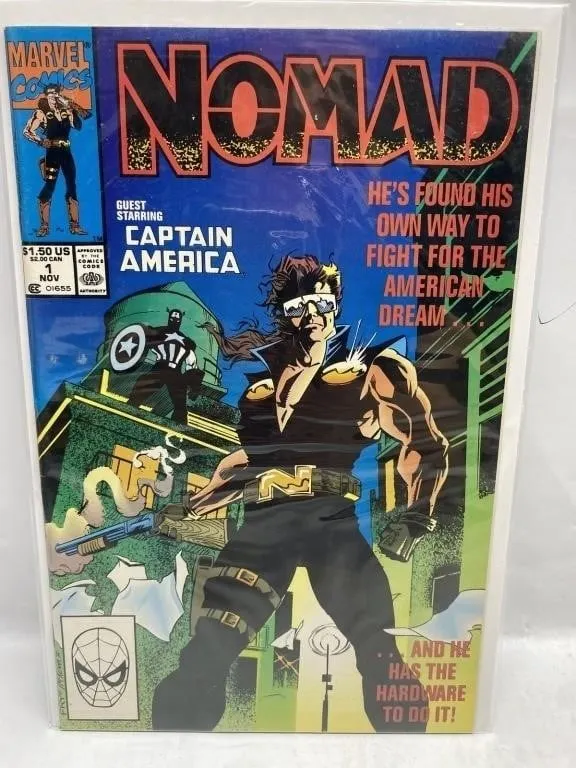 Nomad #1 (Marvel, Nov) featuring Captain America