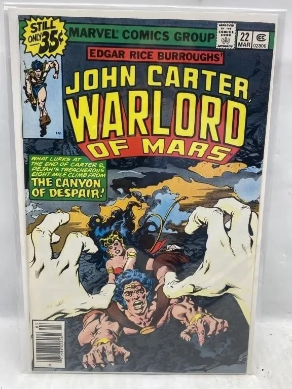 John Carter, Warlord of Mars #22 Marvel Comic