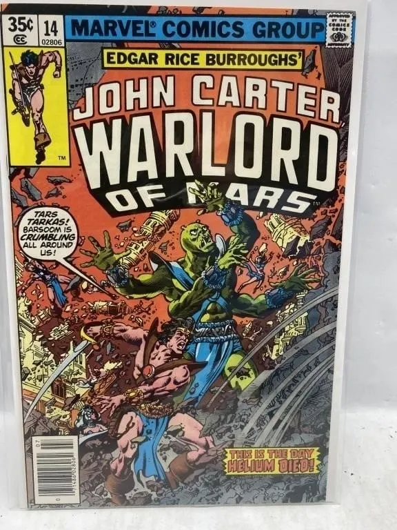John Carter Warlord of Mars #14 Marvel Comics