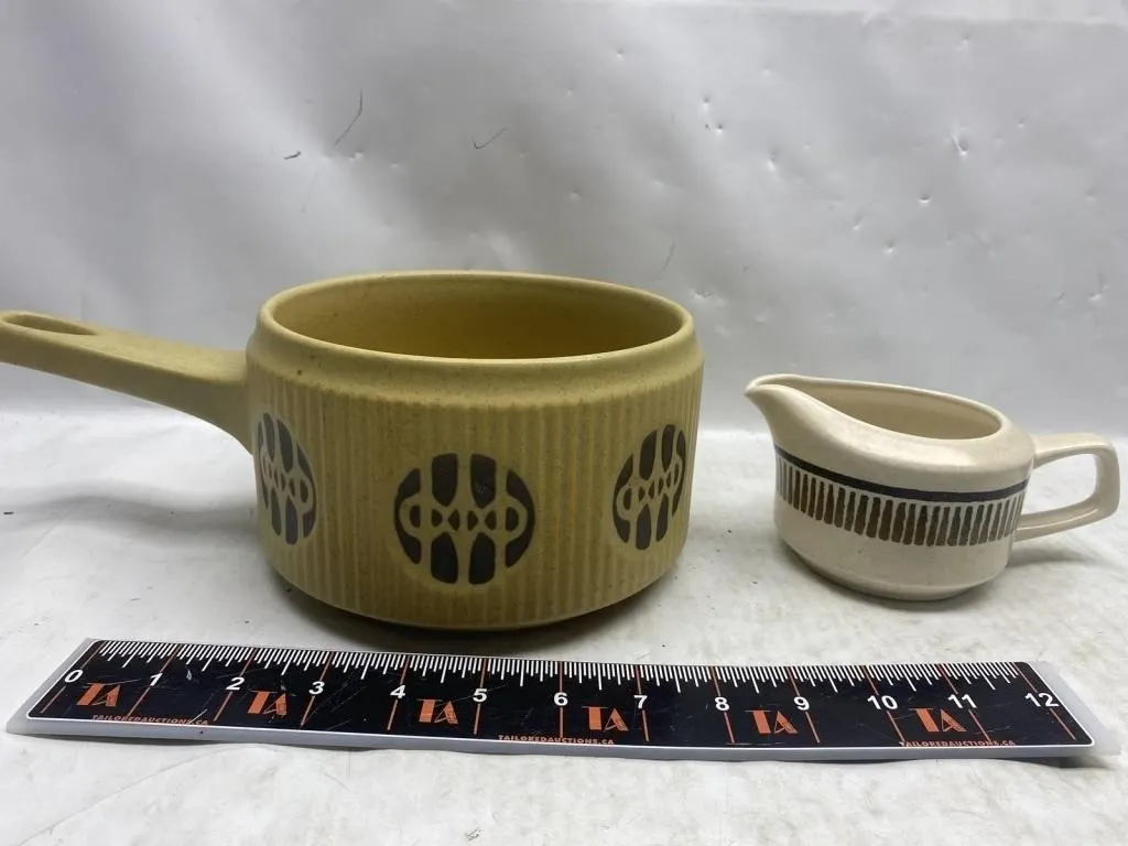 Flamecooker & Temper-Ware Sauce Pan & Creamer