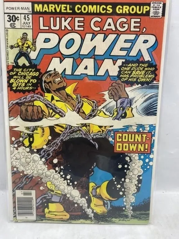Luke Cage, Power Man #45 Marvel Comic 1977