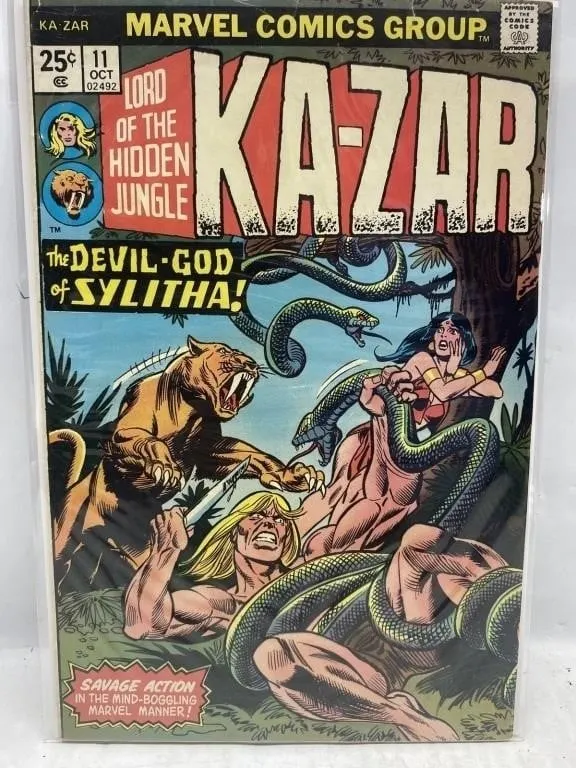 Ka-Zar #11 (Marvel, Oct) Devil-God of Sylitha