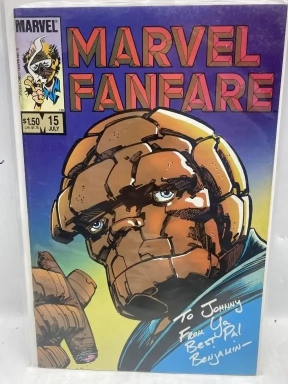 Marvel Fanfare #15 (July 1984) Signed Comic