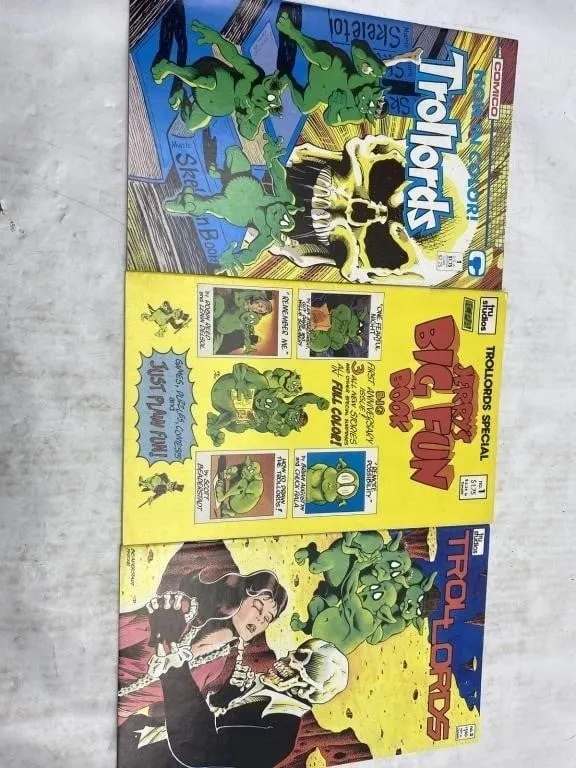 Comico/tru Studios Trollords Comic Books Lot