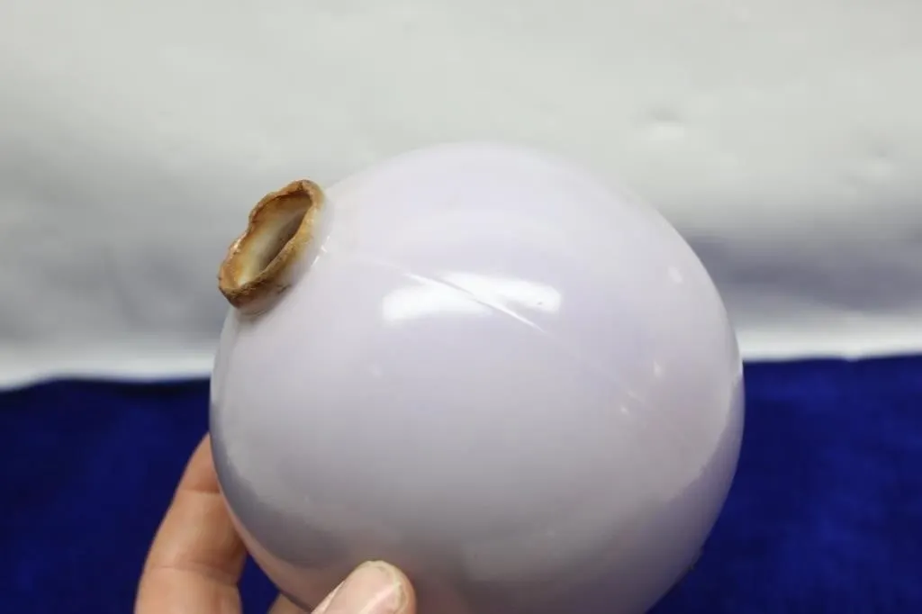 Antique Milk Glass Lightning Rod Ball