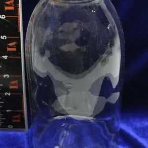Antique Hand Blown Glass Wire-Bail Canning Jar