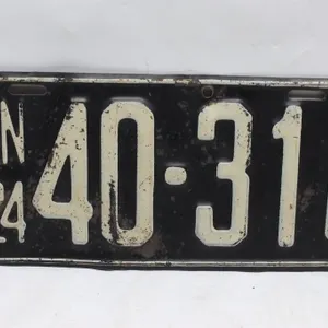 1924 Manitoba License Plate 40-318