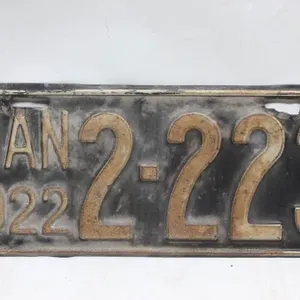 1922 Manitoba License Plate No. 2-223