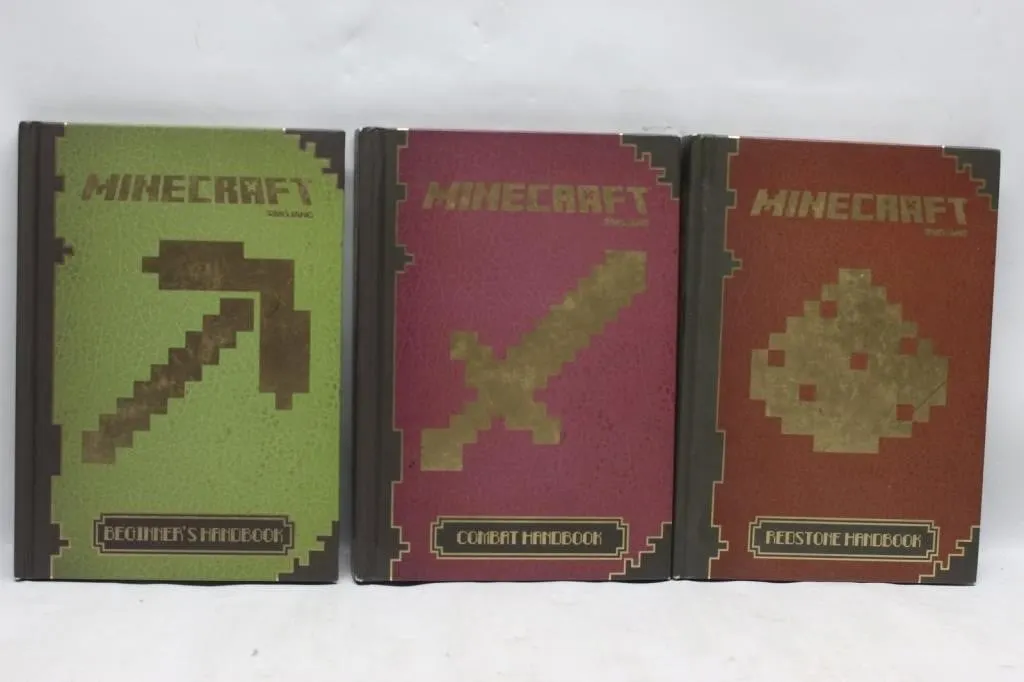 Minecraft Handbook Set: Beginner, Combat, Redstone
