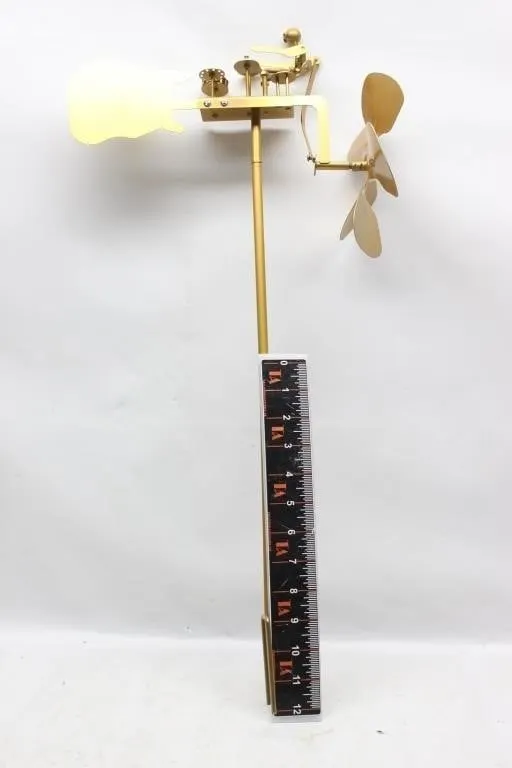 Gold-Tone Metal Guitar Whirligig Windmill Toy