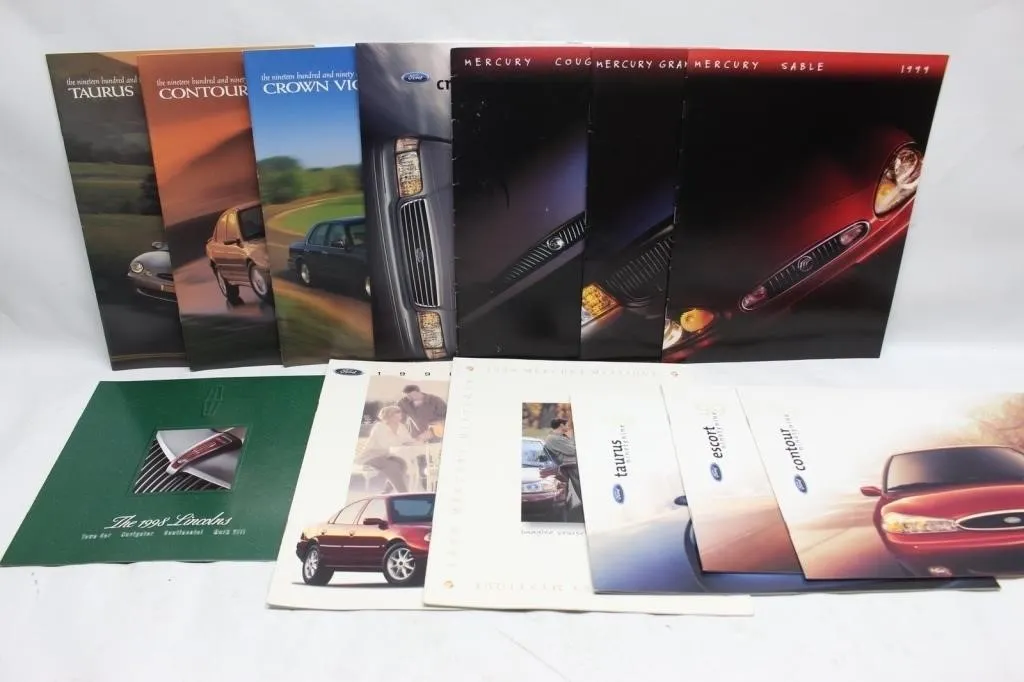 1998-1999 Ford & Mercury Dealer Sales Brochures