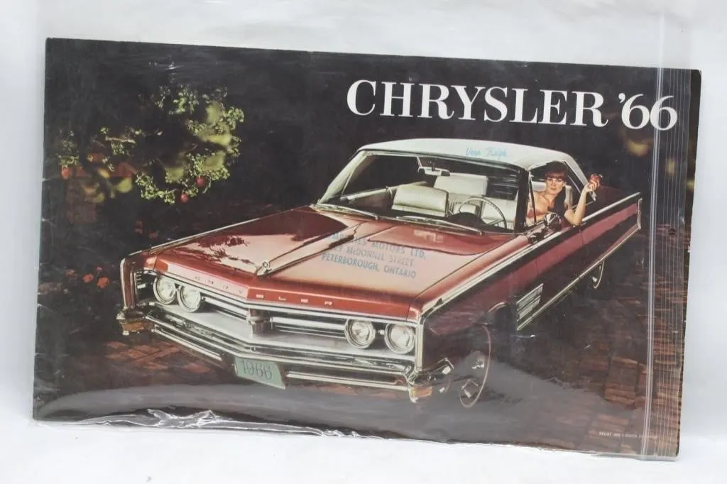 1966 Chrysler Canada Sales Brochure