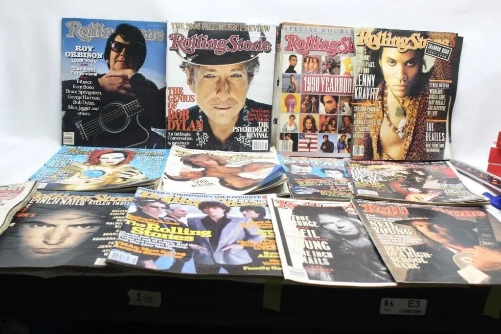 Lot of Rolling Stone Magazines