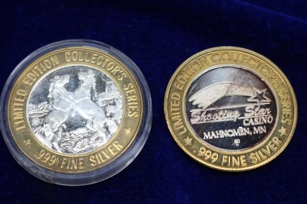 Shooting Star Casino .999 Silver Strike Coins
