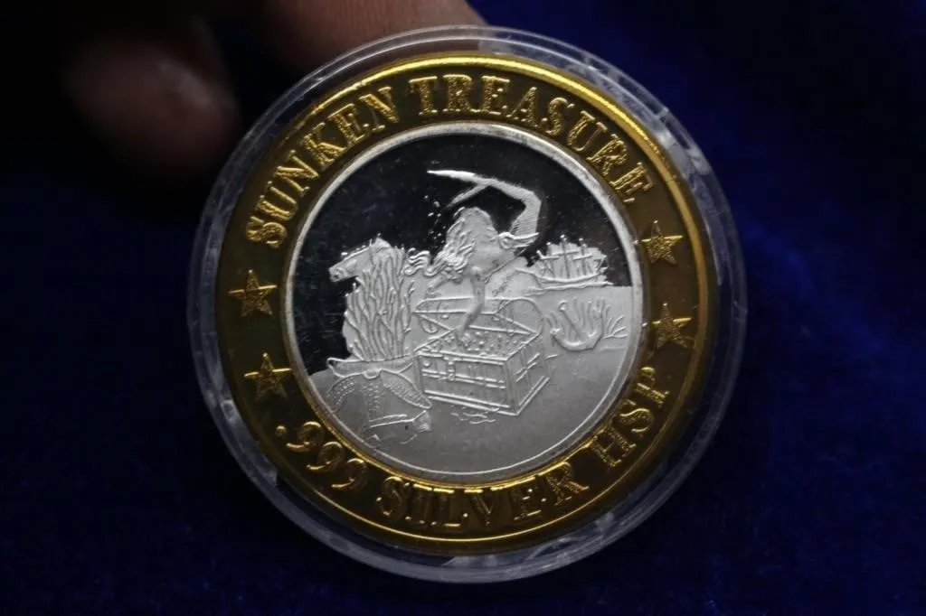 Sunken Treasure & NCL .999 Silver Strike Coins