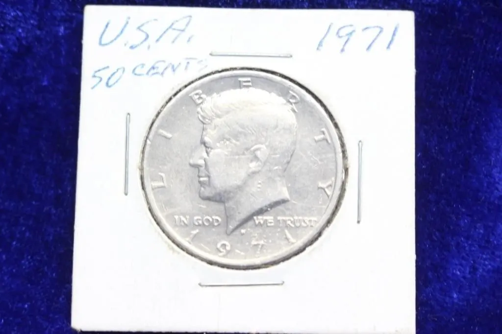 1971 Kennedy Half Dollar, 50 Cents