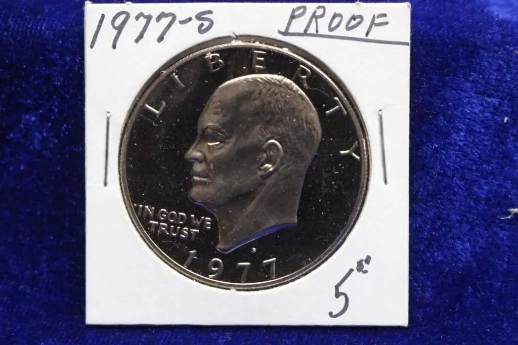 1977-S Eisenhower Proof Dollar Coin