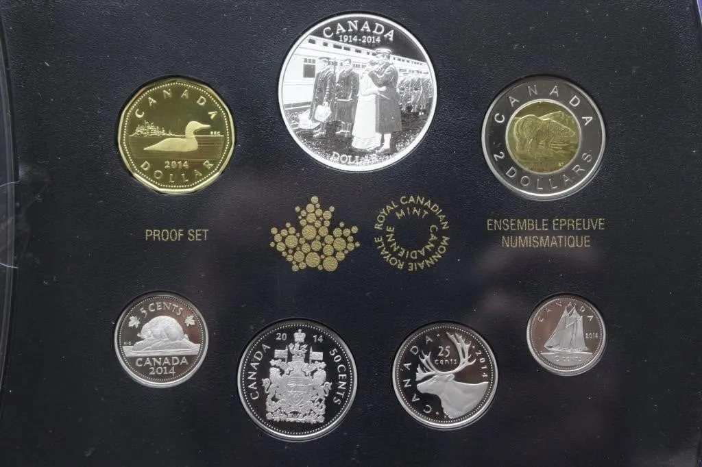 2014 Canada Silver Dollar Proof Set