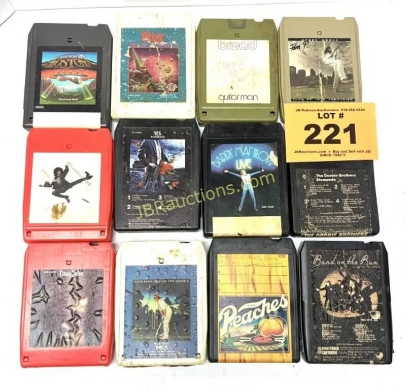 8 TRACK TAPES: BOSTON, BARRY MANILOW, YES, & MORE
