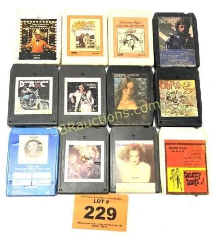 8-TRACK TAPES, DAVID ALLEN COE, ASST COUNTRY