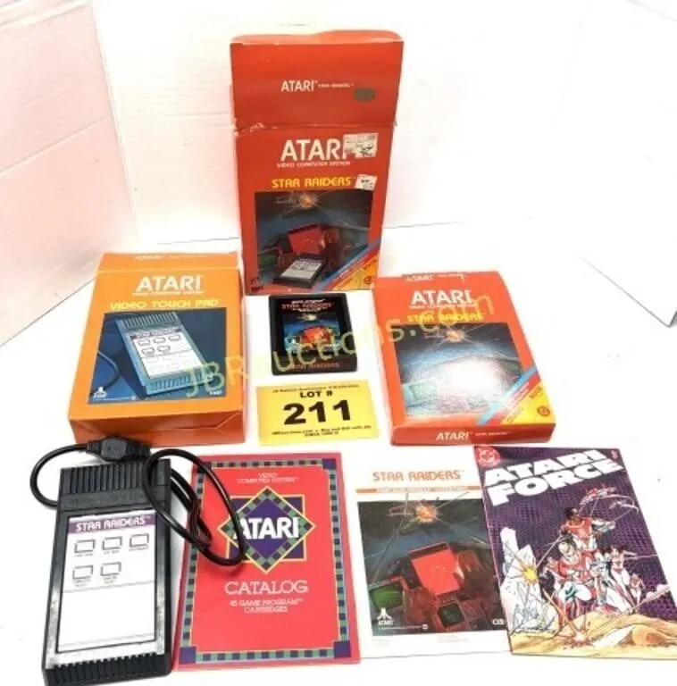1982 ATARI STAR RAIDERS GAME IN ORIGINAL BOX