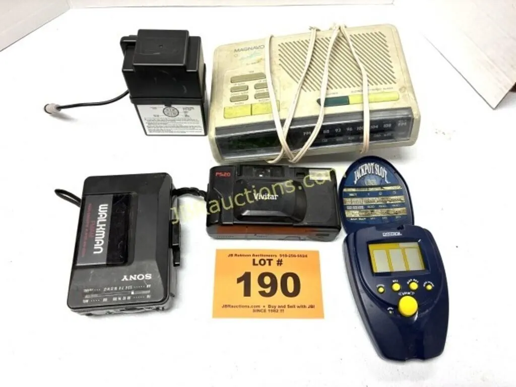 WALKMAN AND ASST ELECTRONICS