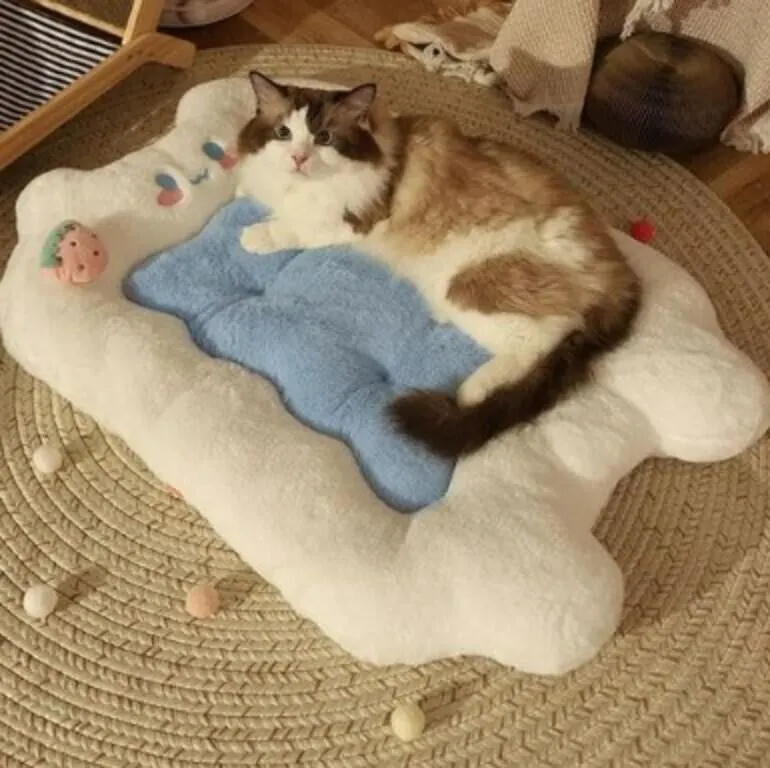 Strawberry Bear Cat Mat Bed Sleeping Pad/ Cushion