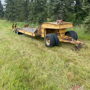 Schertzer tandem axle equipment trailer with steering dolly (yellow) NO TOD