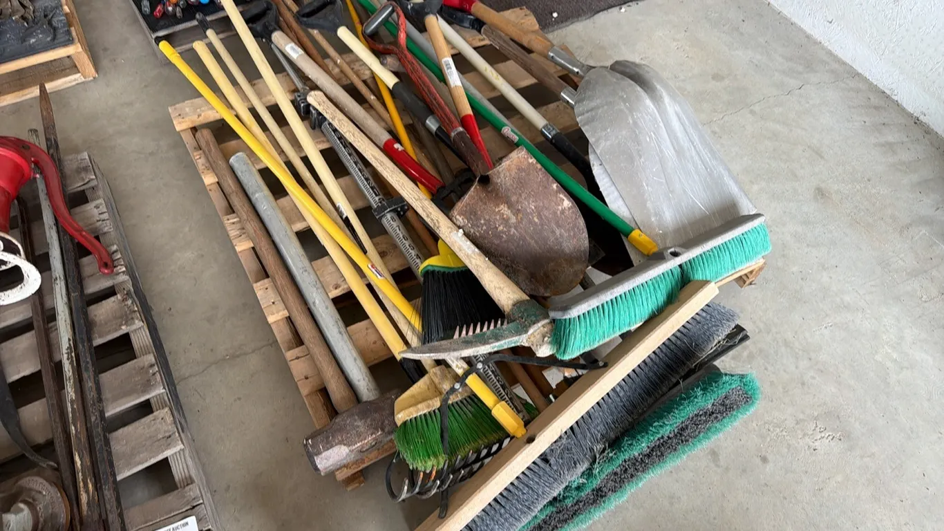 Assorted yard tools