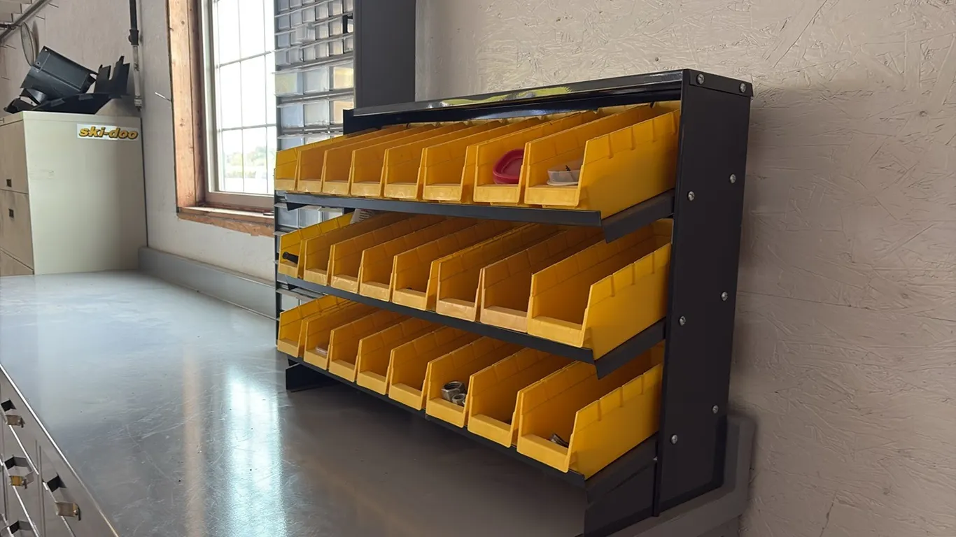 3) Hardware organizers & contents